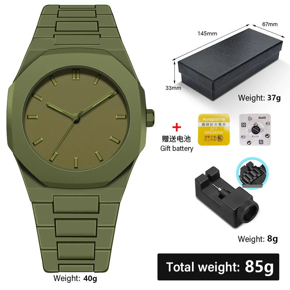 New Trend Fashion Men Watch Business Men Quartz Watch Classic Waterproof Round Watches Art Arabic Digital Dial Men's Clock