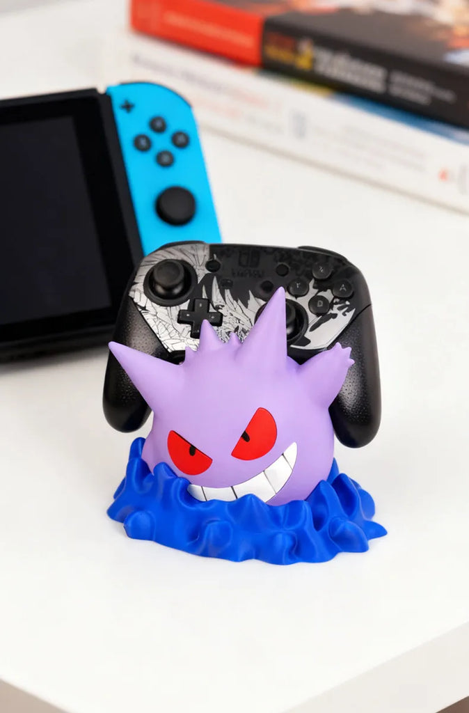 Gengar Game Controller Stand Headphone Holder For Ps5 Xbox Switch Desktop Storage Organizer Gaming Accessories For Adult Gamers