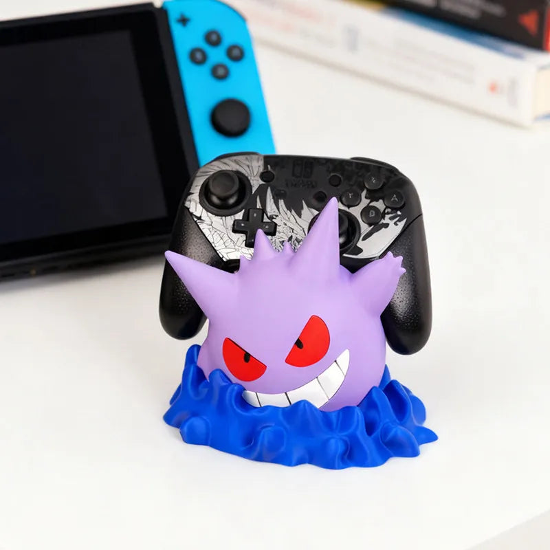 Gengar Game Controller Stand Headphone Holder For Ps5 Xbox Switch Desktop Storage Organizer Gaming Accessories For Adult Gamers