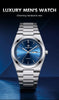 PENGAGAR Luxury Sport Quartz Man Wristwatch Waterproof Luminous Date Week Men Watches Stainless Steel Men's Watch Male Reloj+box