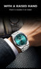 PENGAGAR Luxury Sport Quartz Man Wristwatch Waterproof Luminous Date Week Men Watches Stainless Steel Men's Watch Male Reloj+box