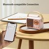 Wireless Bluetooth Speaker Sound Stereo Portable USB Charging Mini Speakers Travel Music Player Retro Music Box Dropshipping