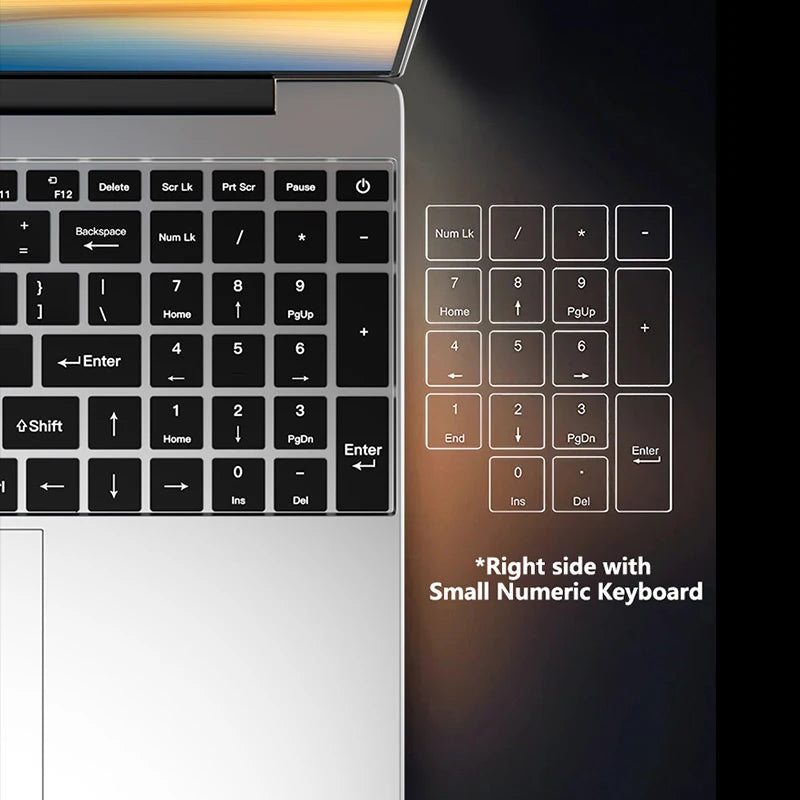 15.6" Intel Core i9 10980HK Windows 11 Pro Laptop Computer 32GB RAM 512GB 1TB 2TB SSD Portable Notebook PC Office Study Laptops