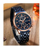 CRRJU Brand Creative Multifunction Male Wristwatch Date Display Stainless steel Men Quartz Watch Waterproof Sports Chronograph