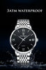 POEDAGAR Luxury Sports Men's Wristwatch Stainless Steel Waterproof Date Man Watch High Quality Casual Fashion Quartz Men Watches