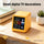 Smart WiFi Digital Desk Clock Weather Station Multi-Functional Alarm GIF Display Desktop Decor Gadget for Bedroom Home Office