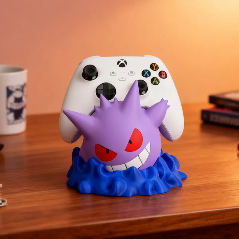 Gengar Game Controller Stand Headphone Holder For Ps5 Xbox Switch Desktop Storage Organizer Gaming Accessories For Adult Gamers