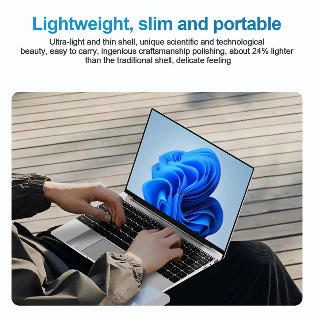LENO 2026 NEW 14.1" Laptop Intel Core i9-9900 32GB 2TB Gaming Computer PC Windows11 Gamer office Ultra Slim Notebook 1920*1080