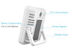 Indoor Digital Temperature Humidity Meter With Stand Magnet Portable House Office Temperature Monitor Thermometer Hygrometer
