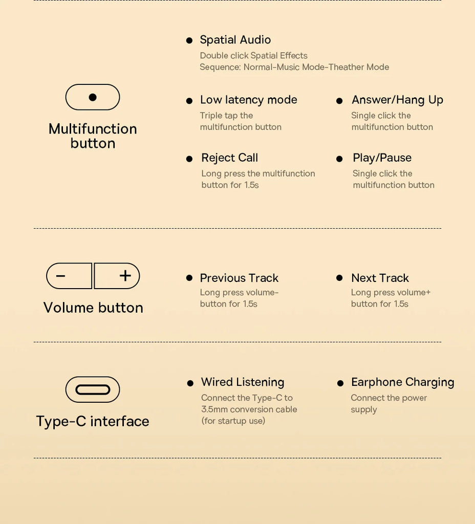 Baseus Wireless Headphones Bluetooth 5.3 HIFI Level Earphone 40mm Driver Foldable Over Ear Headsets 70H Playtime Spatial Audio