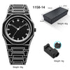 Men's Classic Business Watch Arabic Numerals Polycarbonate Quartz Watch Fashion Sports Watch Slim Waterproof Clock