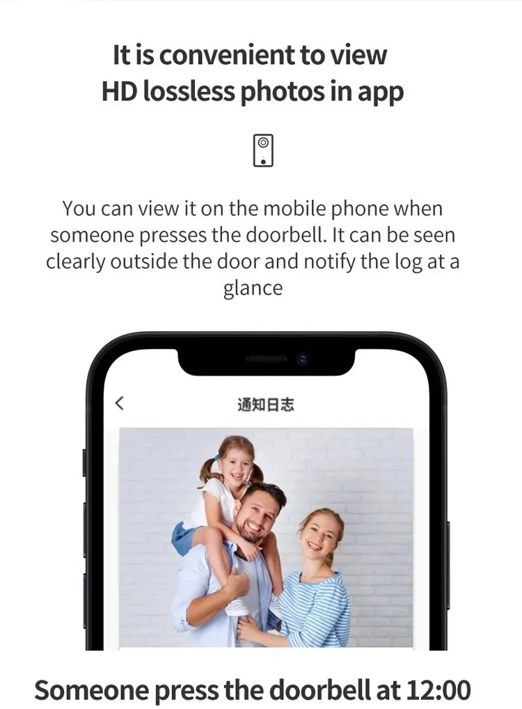 Wireless WiFi Video Doorbell for Home Security - HD Camera, Night Vision, Two-Way Intercom & Voice Change Feature