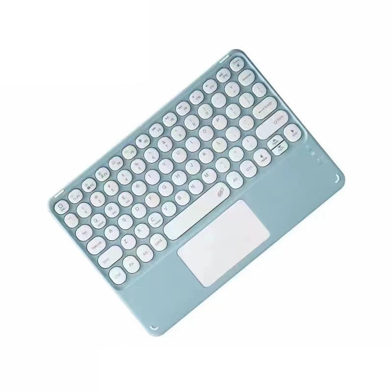 Bluetooth Wireless Keyboard With Touchpad Hebrew Spanish Korean For iPad Pro Air for Xiaomi Huawei Android Windows Tablet
