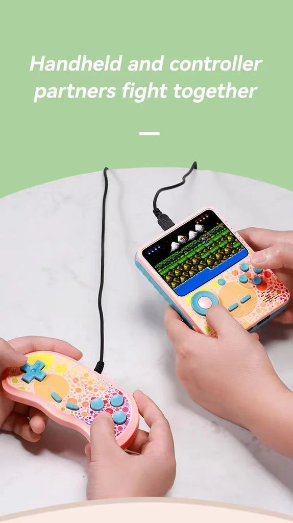 G6 Game Console 3.5 Inch Screen Handheld Portable Support 2 Players Video Gaming Machine for Kids
