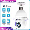 Smart Home 2.4G E27 Bulb Wifi Surveillance Camera HD Night Security Video Surveillance Supprt Two Way Audio Mobile Motion