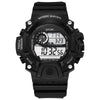 Men's Watch Fashion Sports Electronic Wristwatch Large dial Multifunctional Waterproof Luminous Alarm Kids Male's Military Watch