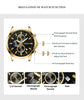 CRRJU Brand Creative Multifunction Male Wristwatch Date Display Stainless steel Men Quartz Watch Waterproof Sports Chronograph