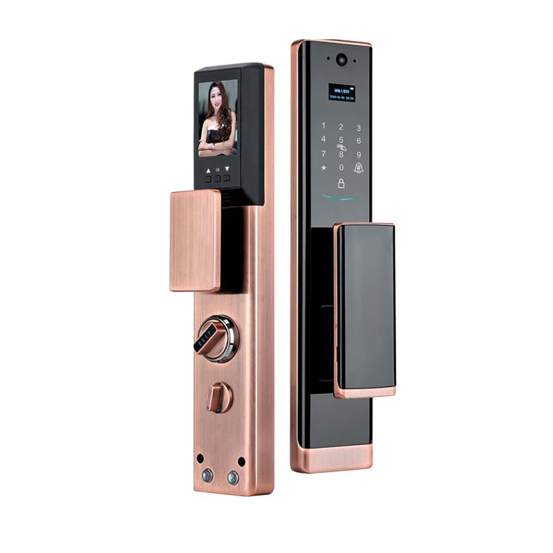 House Electric App Wifi Digital Smart Door Lock Camera Home Security Finger Print Doorlock Keyless Entry Candado Inteligente