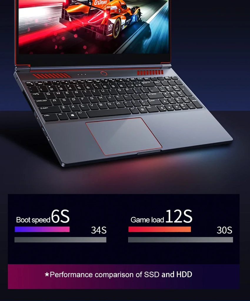 High-Performance 16.1" Gaming Laptop Powered by Intel Core I9-13900H/i9-10885H, 6GB Dedicated Graphics, Windows 11, Fully Upgr