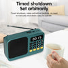Bluetooth 5.0 Portable FM Radio Small Emergency Recargable Sound Box Mini Vintage Speaker Mp3 Player Support TF Card USB Drive