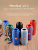 Portable Bluetooth Speaker, Wireless TWS Pairing IPX5Waterproof 1200mAh Battery TF FM Radio with Stereo Bass for Outdoor Use
