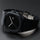 Premium Men's Black Watch with Calendar, Quartz Movement, Gift Box, Polycarbonate Plastic Case, Women's Attention