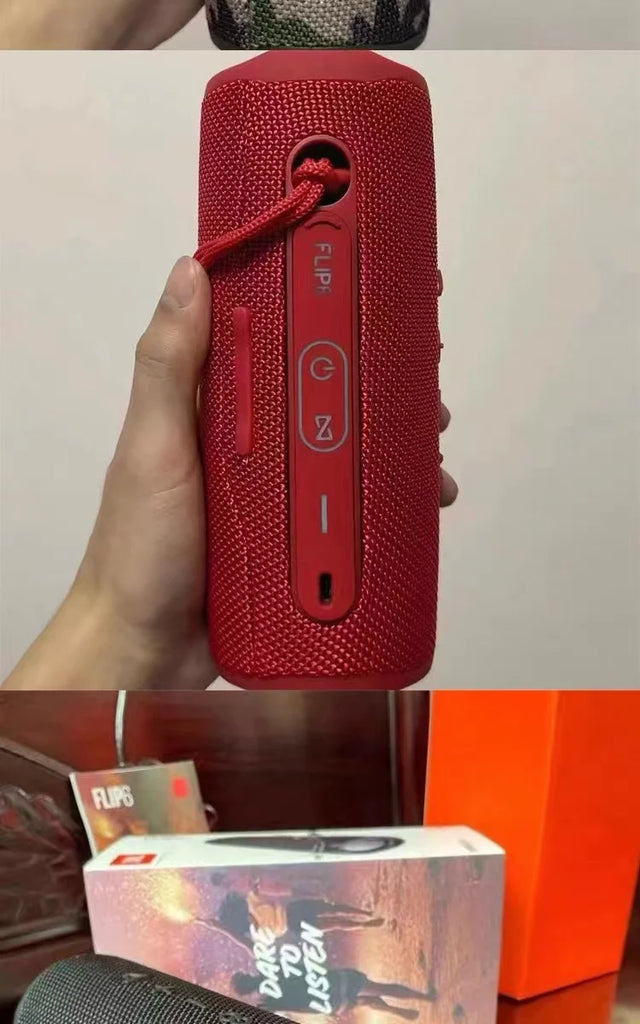 Portable Bluetooth Speaker Outdoor Multifunctional IPX6 Waterproof Subwoofer Wireless Home Theater Dual Speaker TWS Sound System