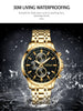 CRRJU Brand Creative Multifunction Male Wristwatch Date Display Stainless steel Men Quartz Watch Waterproof Sports Chronograph