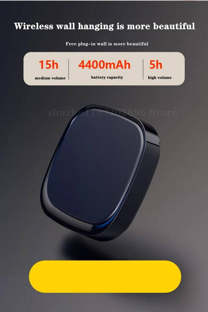 Wireless Bluetooth Speaker Wall-mounted 3D Surround Sound Multifunctional Outdoor Portable Subwoofer Long Battery Life