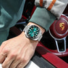 POEDAGAR Business Men Watch Date Week Waterproof Luminous Luxury Man Wristwatch Sports Stainless Steel Men's Quartz Watches Male
