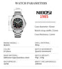 NIBOSI New Arrival Sport Watch Men Casual Silicone Quartz Watch montre homme saat erkek kol saati reloj para hombre de lujo часы