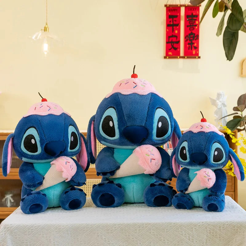 23/45cm Giant Stitch Plush Toy Girl Sleep Pillow Large Plushies Cloth Doll Children's Birthday Gift
