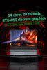 16.1-inch HD Ultra Slim Gaming Laptop, RTX 4050 6G, Intel Core I9/i5 CPU, Win11 Pro, Dual DDR5 & Dual M.2 Storage Expansion Thin