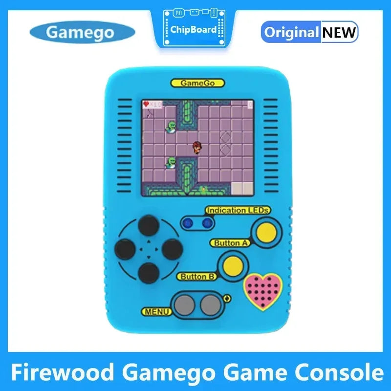 GameGo programmable Game Console Portable Handheld Game Console Kid's Primary Secondary School Programming Toy Teaching Aids