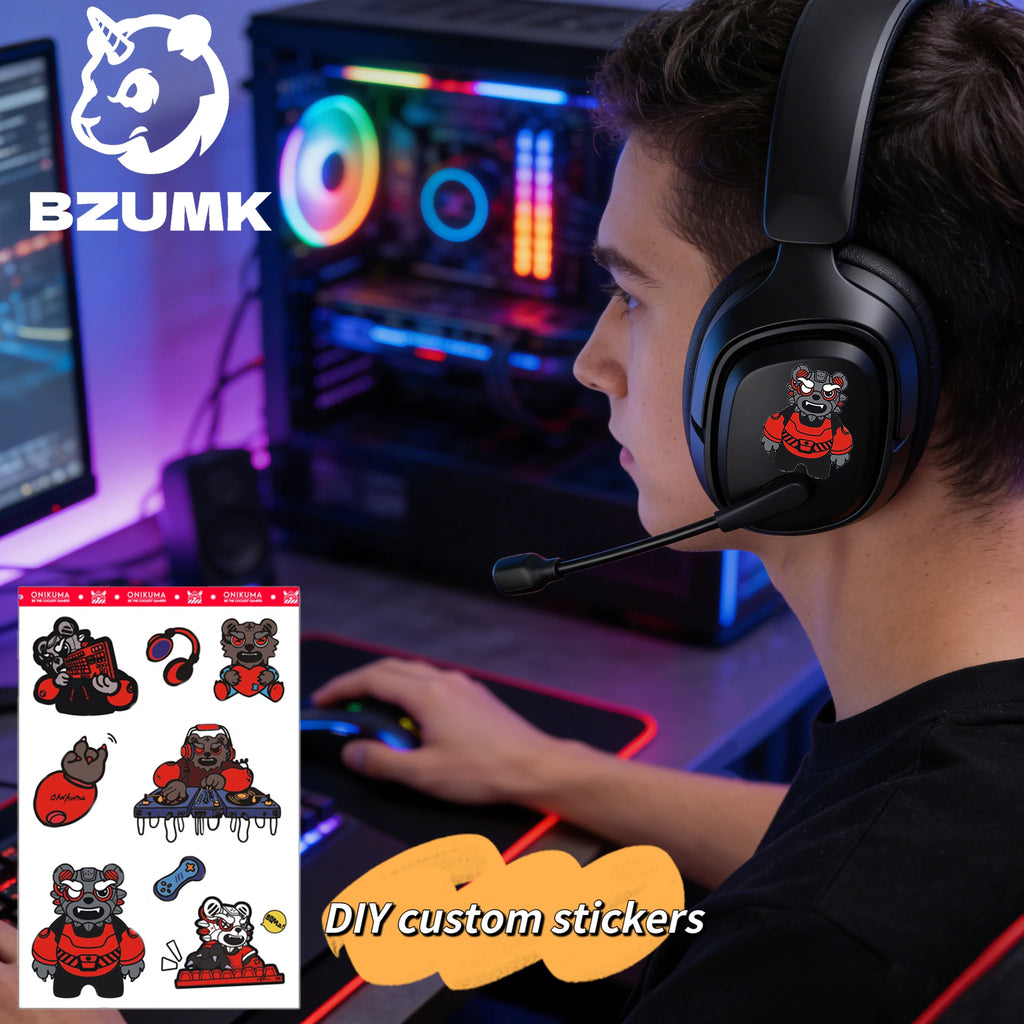 GT808 Gaming Earphones are lightweight and cool wireless stereo gaming headphones suitable for laptops and desktops