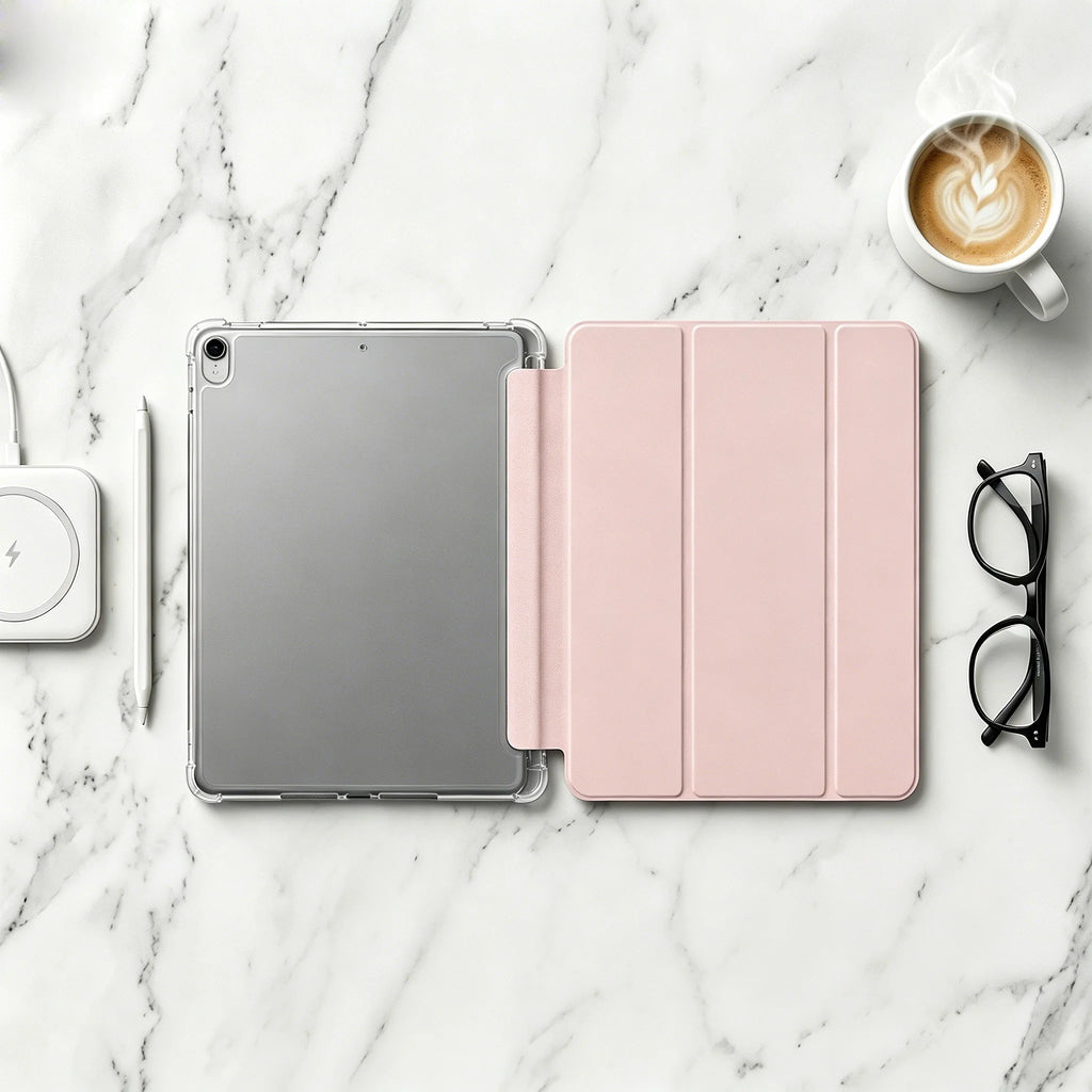 iPad Air 4/5/6/7（10.9/11 inch）Frosted soft shell with pen slot, automatic wake-up/sleep