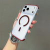For Magsafe Frameless Magnetic Translucent Case For iPhone 17 16 15 14 13 12 Pro Max Plus Wireless Charging Shockproof Cover