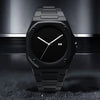 Premium Men's Black Watch with Calendar, Quartz Movement, Gift Box, Polycarbonate Plastic Case, Women's Attention