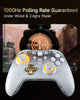 EasySMX D05 Wireless Gaming Controller Gamepad for PC/Switch/TV/Phone with Charging Dock RGB Hall Effect Joysticks Triggers