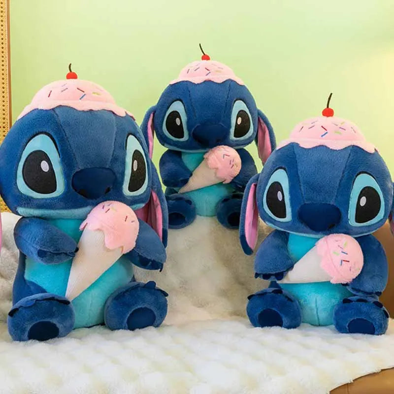 23/45cm Giant Stitch Plush Toy Girl Sleep Pillow Large Plushies Cloth Doll Children's Birthday Gift
