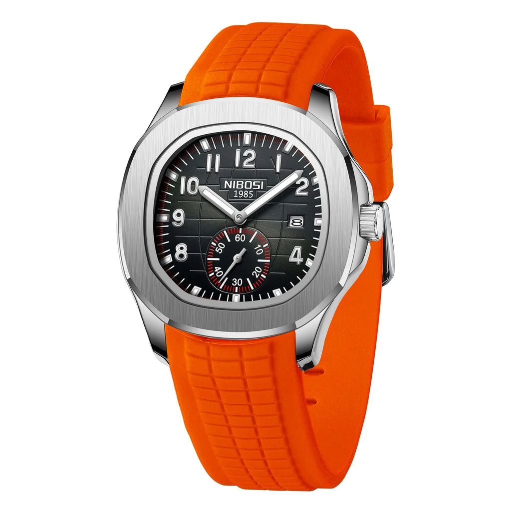 NIBOSI New Arrival Sport Watch Men Casual Silicone Quartz Watch montre homme saat erkek kol saati reloj para hombre de lujo часы