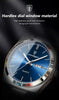 POEDAGAR Luxury Business Watches For Men Date Week Stainless Steel Waterproof Luminous Man Watch High Quality Quartz Men's Watch