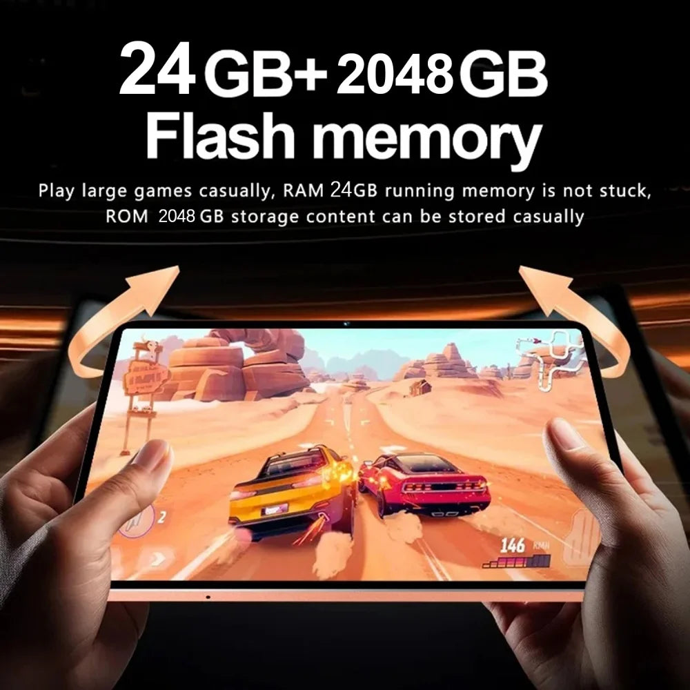 2026 Original IPad 17 Pro Max Tablet PC 11.1 Inch 24GB 2T Android16 Snapdrago 8gen3 5G Dual SIM Call WIFI 20000 BatteryTablet