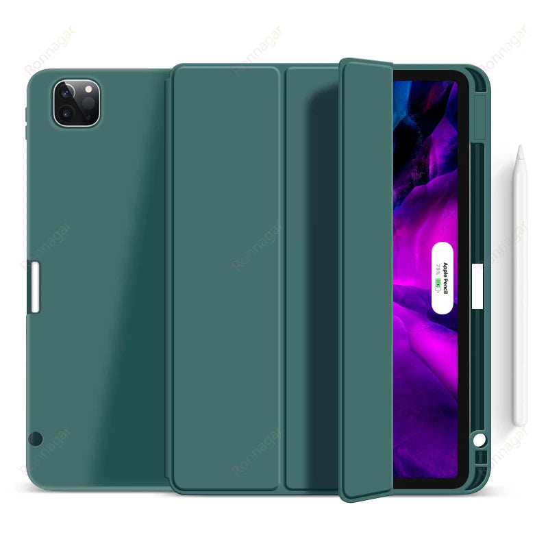 New iPad Pro 11 Inch Case 2022(4th Gen)/ 2021(3rd Gen) with Pencil Holder Ipad Pro 11 12.9 iPad 10th Gen iPad Air4 5 10.9 inch