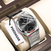 POEDAGAR Fashion Classic Man Watch Waterproof Luminous Date Week Luxury Men Watch Stainless Steel Quartz Business Men's Watches