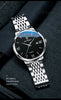 POEDAGAR Luxury Sports Men's Wristwatch Stainless Steel Waterproof Date Man Watch High Quality Casual Fashion Quartz Men Watches