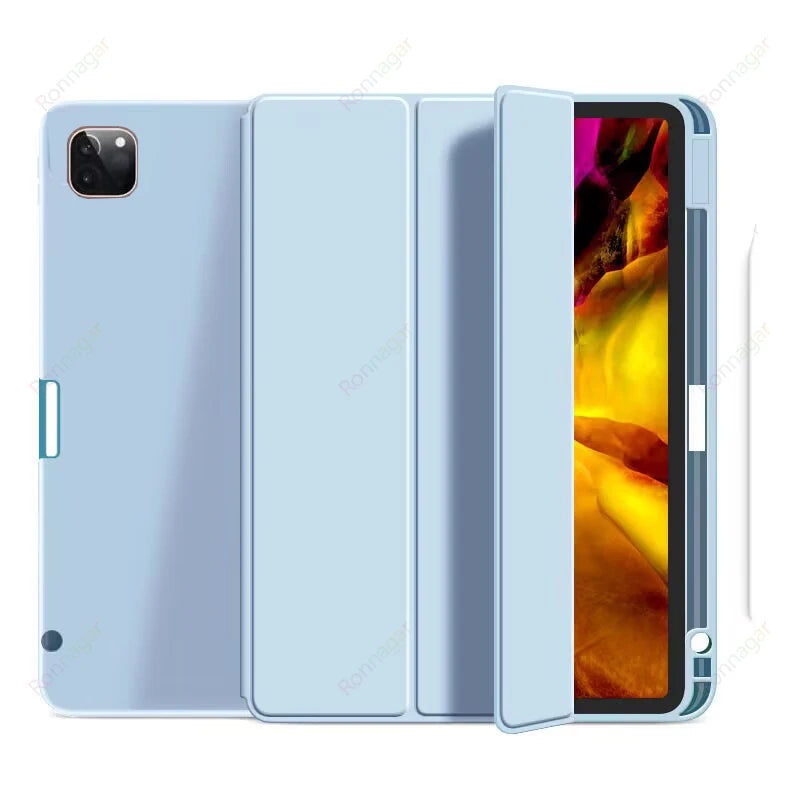 New iPad Pro 11 Inch Case 2022(4th Gen)/ 2021(3rd Gen) with Pencil Holder Ipad Pro 11 12.9 iPad 10th Gen iPad Air4 5 10.9 inch
