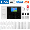 New Wireless Home Alarm System GSM WiFi With Motion Sensor Detector Burglar Alarm For Tuya SmartLife APP Garden Home Alarm PG105
