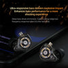 KZ Gale In-Ear Gaming Earphones E-sports Bass Metal Earbuds for Video Game Stage Live Sound Headphones