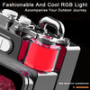 Powerful Bluetooth Speaker, Bass Wireless Outdoor Speakers LED Display Screen with RGB Desktop Subwoofer